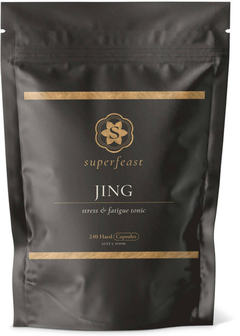 SuperFeast JING 240 Caps with Cordyceps, Cistanche, Goji Berry & Rehmannia for energy, endurance and healthy stress adaptation
