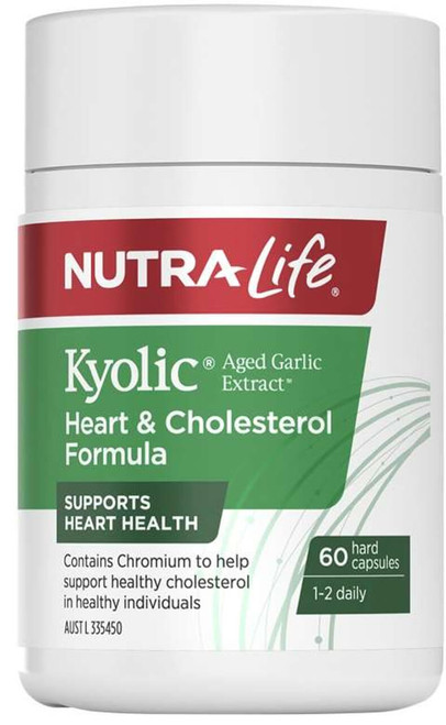Nutra-Life Kyolic Aged Garlic Extract Heart & Cholesterol Formula 120 Capsules - Foto 9