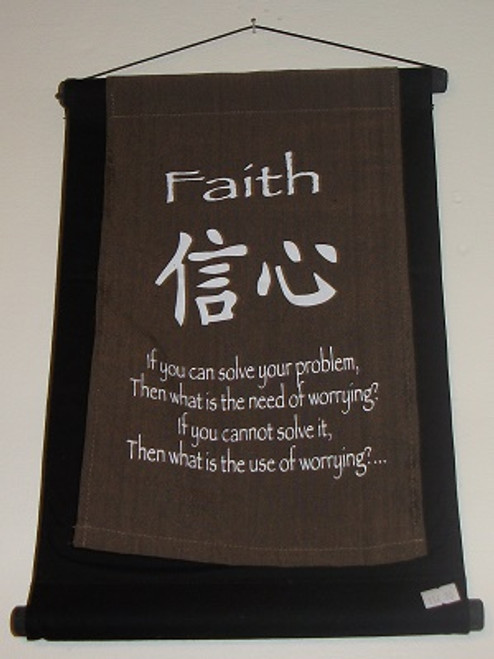 AFFIRMATION BANNER FAITH S
Approx 26x40cm