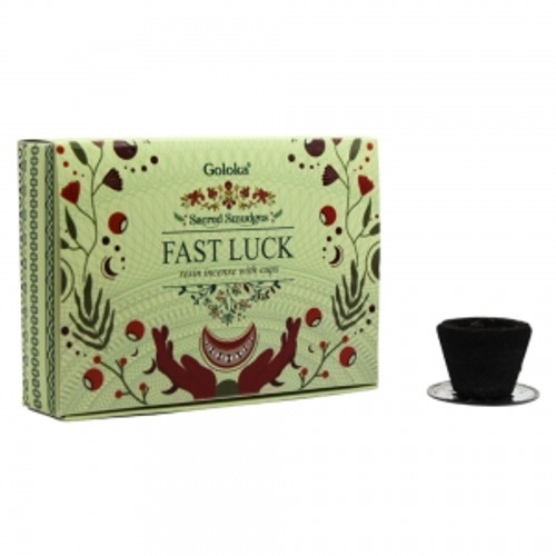 SMUDGE CUPS Fast Luck 6 Pack

Resin & incense in charcoal cups
It leaves swift blessings & fortune in the air.
Brings positive opportunities.
Lets prosperities paths glow.