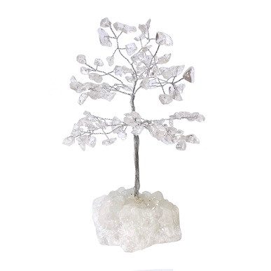 Crystal Quartz Tree Clear Quartz
Approx 150 Natural clear quartz beads set onto a chunk of clear quartz.
Approx 20x15cm