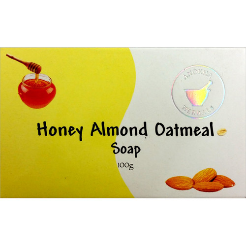 Soap Honey, Almond & Oatmeal
Anokha Soaps are 100% vegetable based with herbal actives to gently clense your skin. Our rich formaula lathers luxuriosly as a premium quality soap should. 
 
This Honey Almond and Oatmeal soap is a soothing and exfoliating soap, irresistibly scented to give your skin a treat it richly deserves.
 
Net weight when packed 100gm
 
Ingredients: Palm oil, palm kernel oil, sodium chloride, water, tetrasodium EDTA, cocoa butter, olive oil, almond oil, honey, oatmeal and fragrance.