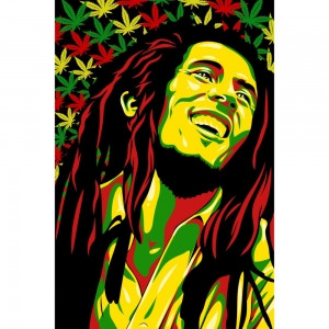 Tapestry Bob Marley
100 % cotton
140x210cm