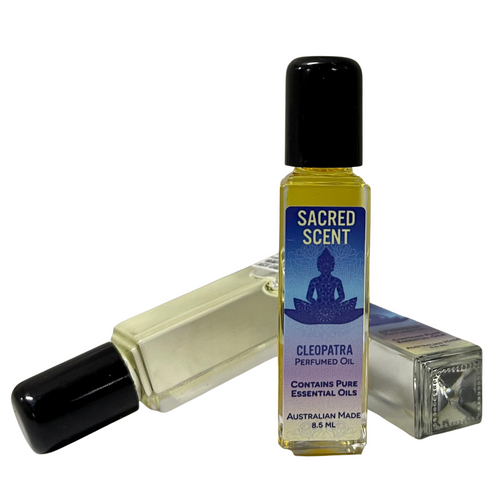 Sacred Scent Oil Perfume Cleopatra
Introducing Cleopatra Perfume Oil - An Opulent Blend of Cinnamon, Petitgrain, Musk, and Rose

For over two decades, Sacred Scent has been crafting fragrances that transport you to a realm of sensory delight, all the way from the sun-kissed shores of Australia.

Our Cleopatra Perfume Oil is an opulent fusion of cinnamon, petitgrain, musk, and rose, meticulously formulated using a blend of pure essential oils and fine fragrance extracts. These scents pay homage to the timeless allure of ancient Egypt, making them beloved by individuals of all ages and genders.

Packaged in an elegant square bottle with a convenient dropulator for effortless application, our perfume oils are not only exquisitely fragrant but also travel-friendly, ensuring you can carry your favorite scent with you wherever you go.

Whether you're seeking a thoughtful gift for a loved one or a little indulgence for yourself, Sacred Scent Perfume Oils are a perfect choice. Each bottle is a precious invitation to immerse yourself in the world of exquisite fragrances.

Australian Made: Crafted with care in the heart of Australia.
Gluten Free: Suitable for all, regardless of dietary preferences.
Vegan: No animal-derived ingredients used in our formulations.
Cruelty-Free: We never test our products on animals.
Discover the captivating allure of Cleopatra Perfume Oil by Sacred Scent, and let your senses embark on a journey through the ages.

 

Sacred scent perfume oils are manufactured by a professional perfumery in Australia ensuring these are of the highest quality and are up to date with all industry standards, and bottled in our warehouse. Sacred Scent perfume oils contain no artificial colouring