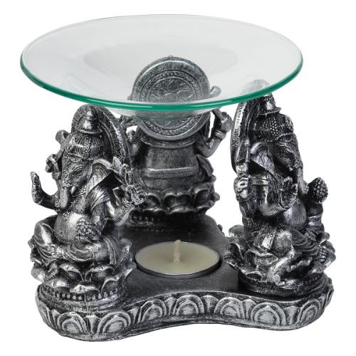 Polyresin Oil Burner Ganesh with Glass Dish
Approx 11 x 12cm