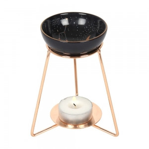 
Oil Burner Written in the Stars
Purple Star Sign on Copper Base
Approx 12cm H x 9.5cm