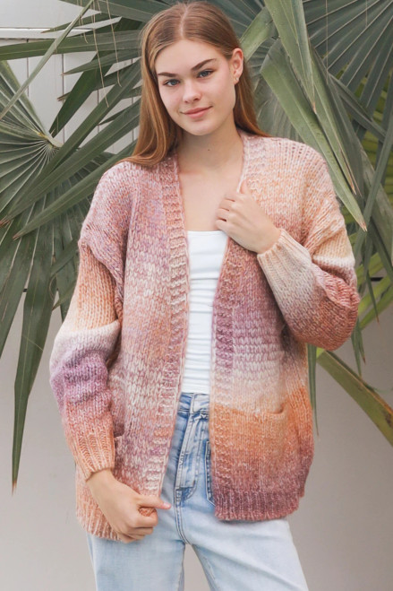 Charlotte Open Cardi Beige
Lovely & warm knit
2 front pockets
65% acrylic
35% wool