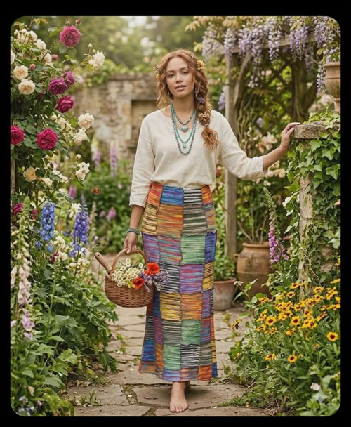 Knit Skirt Patch Rainbow
Free size up to 16
100% cotton
Colours may vary slightly