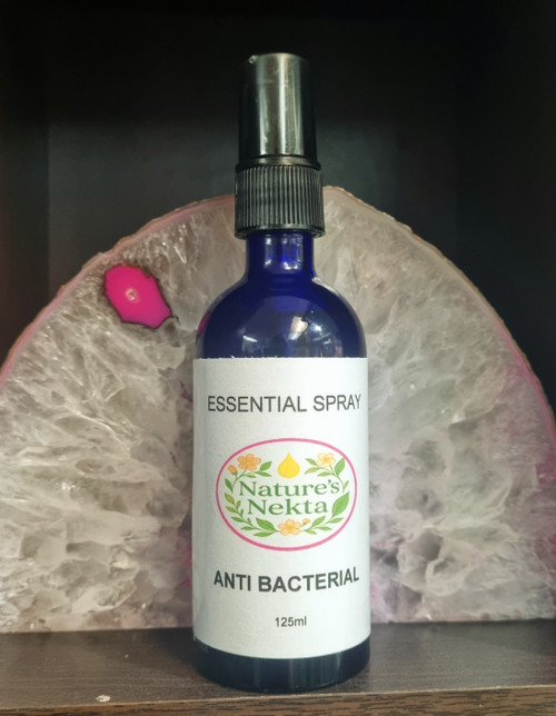 Anti Bacterial Spray 125ml

A cleansing spray formulated with pure essential oils to assist with preventing air born bacteria & viruses.

Essential oils include cinnamon, clove, eucalyptus, lemon thyme & rosemary.

Handcrafted in Inverell Australia