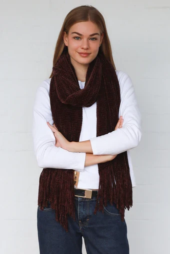 Scarf Velour Chocolate
Snuggly soft