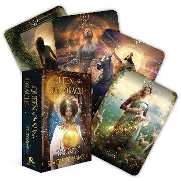Queen of the Sun Oracle Cards
Draw down the power of the sun!

A sister deck to the bestselling Queen of the Moon Oracle, this oracle focuses on solar power: powerful, extroverted, fertile and expansive. It details cycles and seasonal aspects, with a spectacular 11-year solar cycle to observe as well as the cycles of the Celtic Wheel of the Year and phenomena like eclipses and flares. It also features the wisdom of amazing goddesses and gods of the sun from all over the world.