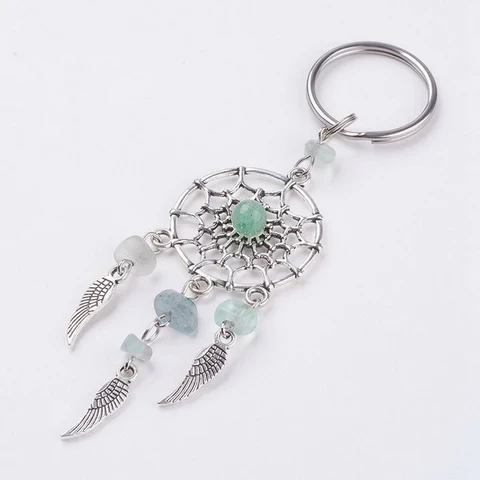 Key Ring Dreamcatcher Aventurine
Green Aventurine stones with Angel Wings
Approx 11 x2.75cm