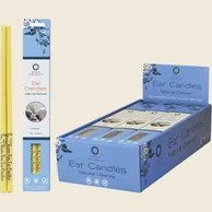 Byron Naturals Ear Candles 
Relaxing way of removing wax and clearing the passages to prevent & relieve inner ear & sinus associated problems. 

Ear Candles Organic Beeswax & Muslin Cotton 12x2pk

100% All-Natural Organic Beeswax and Muslin Cotton.
** Product information, including (but not limited to) product ingredients, is provided for your convenience. It is based on the information provided to Unique by each product's manufacturer or supplier. This information, along with any product imagery, are subject to change at any time. Please always refer to the label.