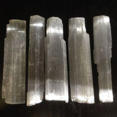 Selenite Sticks Rough 20cm