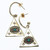 EARRING PYRAMID EYE
Stunning brass earring with turquoise stone
Approx 3cm