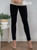 Leggings Black
Fleecy lined 
Wide waist
Free size up to 16
