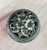 Ceramic Incense Cone Charcoal Burner Blue 