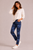 Reversable Jean Navy (M (10-12)only)
Style it your way, front or reverse.
Money pocket at front with 2 back pockets
Zip at front 
Belt loops
65% COTTON
33% POLYESTER
2% ELASTANE
