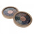 Coaster Chakra
2pk Coasters 10cm
Crafted with stone chips, glass with wood frame.