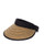 Sun Visor Natural Black
Raffia