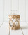 Cane Weaved Glass Vase
Approx 16x10cm