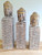 Wood Rock Buddha Set 3
Handcrafted by Artesians
Large is approx 50x16cm
Medium approx 44x14cm
Small approx 39x12cm