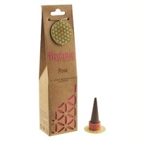 OG CONES ROSE
Box of 12
A wonderful and exotic scent.

Incense cones have been a part of India's rich heritage and cultural traditions since time immemorial. 

The act of lighting an incense cone is believed to help the mind focus during meditation and spiritual practice.

Hand made with great care and love, these compact cones are produced with natural essential oils that lend to its beautiful soft fragrance.

Ingredients: natural frankincense resin, bark joss powder, wood powder, guar gum, resin, organic essential oils. 