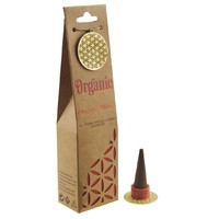 OG CONES DRAGON'S BLOOD
Box of 12 jumbo cones with ceramic holder
A floral & delicate scent.

Incense cones have been a part of India's rich heritage and cultural traditions since time immemorial. 

The act of lighting an incense cone is believed to help the mind focus during meditation and spiritual practice.

Hand made with great care and love, these compact cones are produced with natural essential oils that lend to its beautiful soft fragrance.

Ingredients: natural frankincense resin, bark joss powder, wood powder, guar gum, resin, organic essential oils. 
