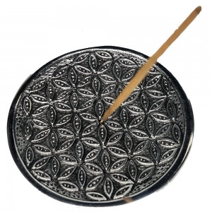 Metal Incense Holder Flower of Life
Approx 12cm