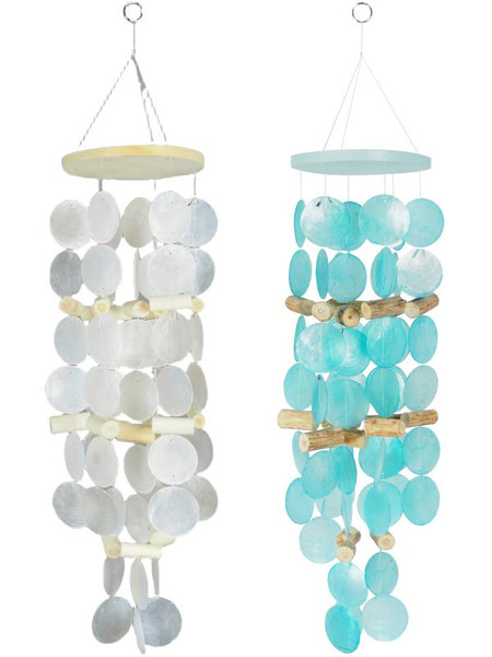 Capriz Shell Chime Aqua
Approx 50cm x 15cm
