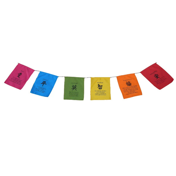 
Affirmation Flag Sm

Fly your free-spirit flag with our range of spiritual, artistic and quirky bunting & banners. Whether for decoration or inspirational reminders, this range is sure to appeal to all.

Small: 15cm x 20cm, String length: 185cm

Material: Screen printed cotton on nylon string

Made in Indonesia