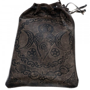 Leather Tarot Bag Goddess
Approx 12cm x 18cm