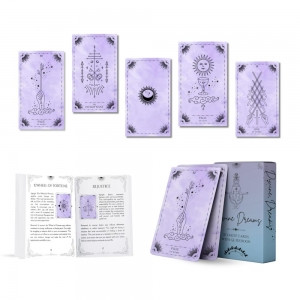 Tarot Cards Divine Dreams 

Awaken your intuition and embrace the magic of tarot with our exquisitely crafted tarot decks, designed to empower modern mystics. Whether you're a tarot beginner seeking clarity or a seasoned reader deepening your divination practice, these 78-card decks?featuring the transformative Major Arcana and insightful Minor Arcana
are your key to spiritual guidance, self-discovery, and cosmic connection. Each deck includes a 100-page guidebook. Decode the secrets of The Fool, The Magician, The High Priestess, and all 78 cards with ease.

A Tarot Deck for Every Soul

From the visionary to the healer, our collection speaks to diverse energies and astrology-aligned paths.

Premium Craftsmanship, Aligned with Energy

Gloss Tarot Cards: Vibrant, durable, and luminous. Ideal for dynamic tarot card readings.

Spiritual Guidance Made Simple: Clear interpretations of The Emperor, The Lovers, and all archetypes.
Holistic & Ethical: Sustainably sourced materials and eco-conscious packaging.
Community-Crafted: Designed by intuitive readers for seekers honoring divination and soulful growth.