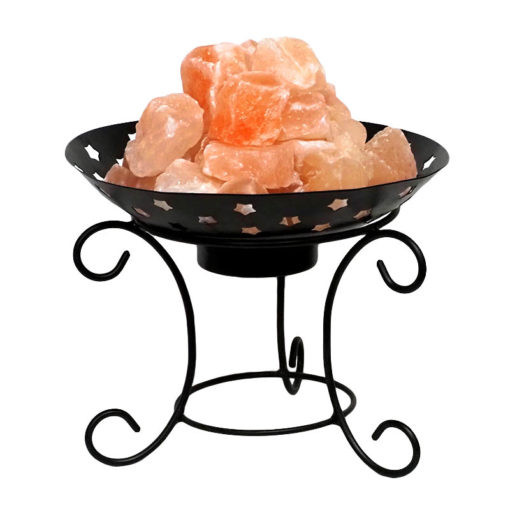 Himalayan Salt Iron Fire Bowl Lamp

Try is leave on 24/7 otherwise salt may cry especially in humid weather
Himalayan Salt Iron Fire Bowl Lamp (12V-12W)

This purchase includes –
1x Australian Standard 1.9m Electric Cord (12V DC)
1x 12 Watt Bulb (12V)

Energy Efficient & Cost Effective to Run
Our salt lamps are designed to be both beautiful and economical. Each lamp uses a 12-volt, 12-watt bulb, meaning it consumes far less power than standard 240V household lamps.

At 12 watts, the lamp uses just 0.012 kilowatts per hour.

Based on an average Australian electricity rate of around 30 cents per kWh:

Running 24 hours per day costs approximately 8–9 cents per day

Running 8 hours per day costs less than 3 cents per day

That means you can enjoy the warm ambient glow of your salt lamp all day and night for only a few cents.

Low energy consumption, low running cost, and a soft natural glow — efficient, practical, and made for everyday use.

Electric Cord could be Black or White colour depending on the availability.

This Salt Lamp is compliant with the current Australia Standard ‘AS 60598.2.4:2019 – Luminaires, Part 2.4: Particular requirements‘
It takes a second to fire up the light bulb due to the power converting process.

Actual product may vary in shape, weight and colour as they are individually hand-crafted from 100% Himalayan Salt making your purchase unique.

Weight	3.4 kg
Dimensions	15 × 15 × 20 cm