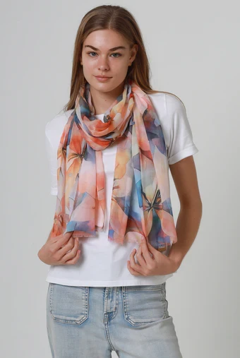 Scarf Lightweight Orange
Great for those who like a scarf but not a wooly one
100% polyester with rayon feel