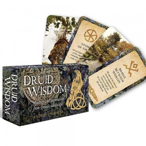 Druid Wisdom Inspiration Cards 
Druid Wisdom is a 40-card inspiration deck to awaken the nomadic wanderer inside and explore the ancient memories, forgotten spells and whispers of magic rooted in the land of folklore legends.