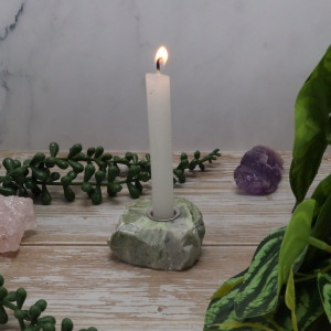 MINI CANDLE HOLDER - Serpentine
Top Polished 2cm x 4cm