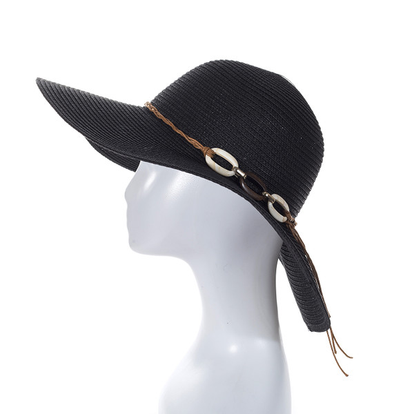 Hat Summer Black
With hat band
Wide brim
Adjustable for sizing