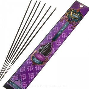 Spirit of the Orient Incense - Akasha (small) Sandlewood & Patchoulit create a warm base sweetened with Pink Musk & Orange Blosson. Burn time 1 hours. 