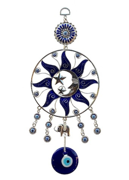 Blue Eye Hanger Sun & Moon
Metal hanging
32x13cm