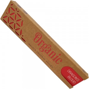 Organic Goodness Incense - Dragon's Blood 
15g x16 sticks

These hand rolled masala incense sticks have been carefully prepared with natural wood powder & herbal essential oil extracts to enable a truly enriching experience.