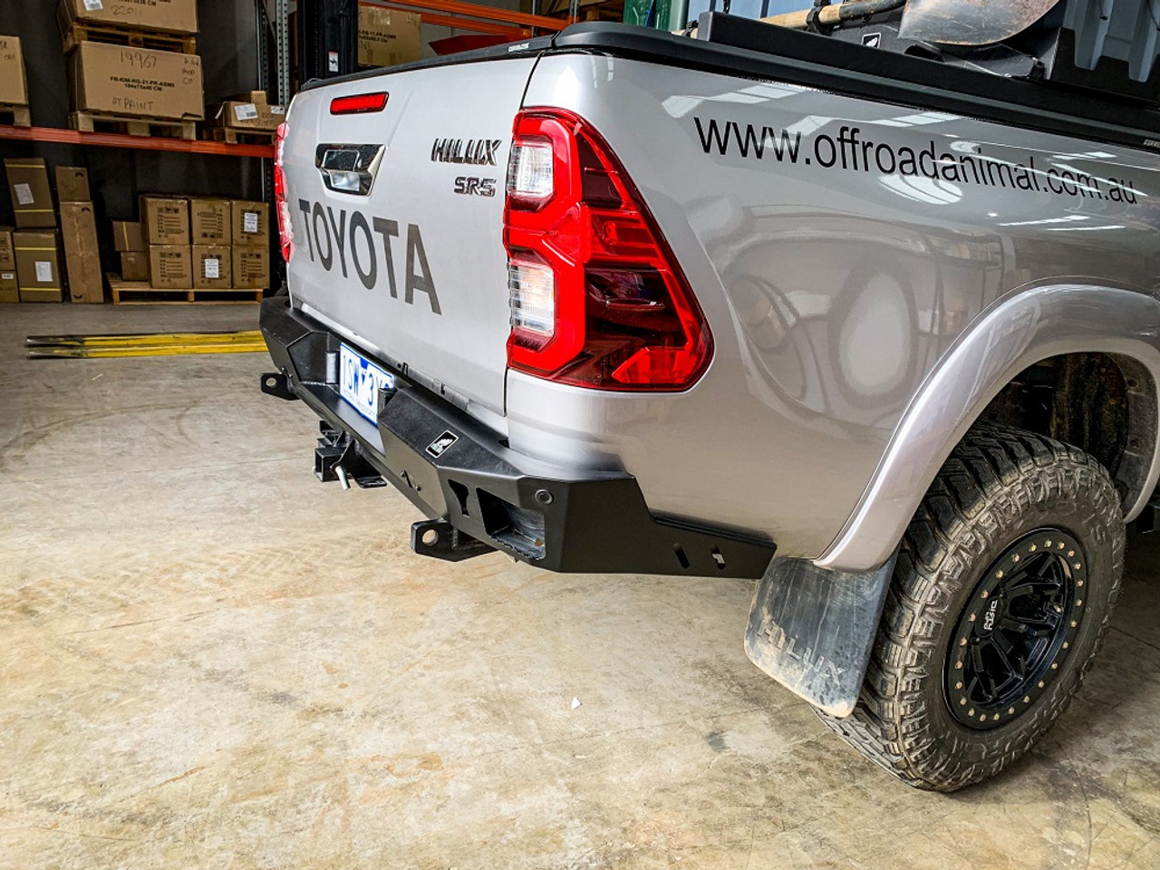 Rear Bumper and tow bar, to suit Toyota Hilux N80 2015-on