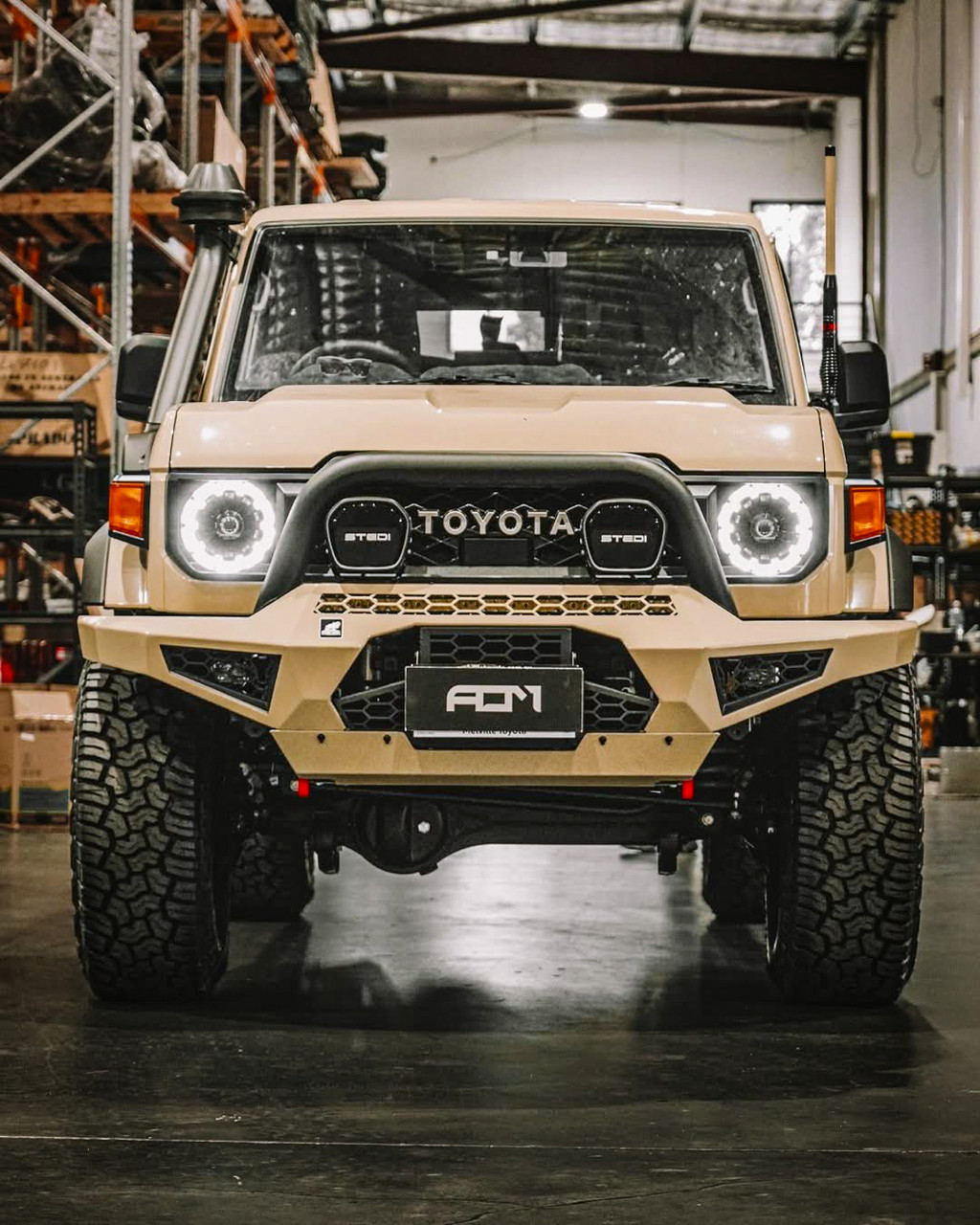 Predator Bull bar, Suitable for Toyota Land Cruiser (facelift) 76, 78, 79 Series, 2024 on