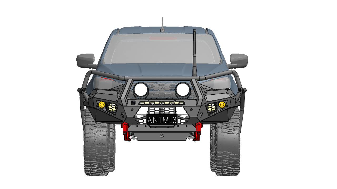 Brush Rails and rock sliders to suit Isuzu MU-X 2021 to current