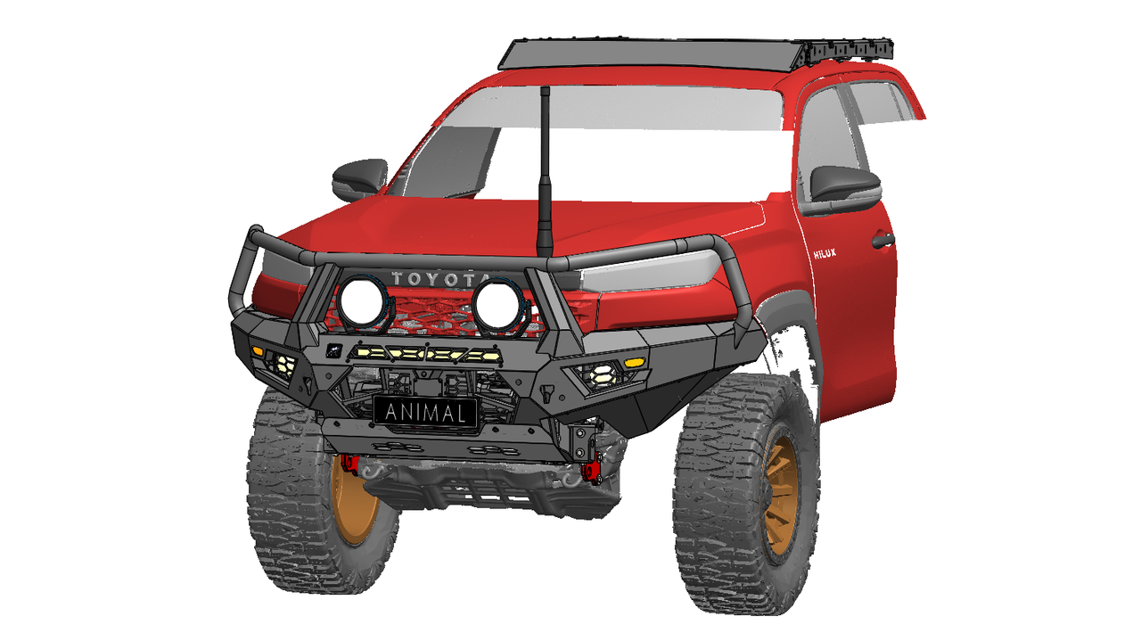 Toro Bull bar, Suitable for Toyota Hilux N90, 2026 on