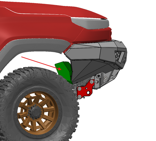 N90 Hilux Supplementary kit to suit Rugged X