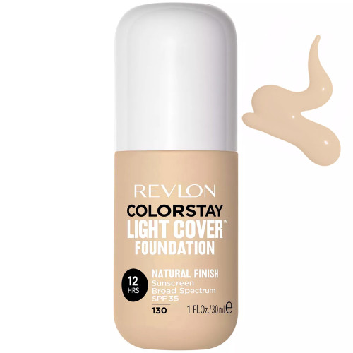 Revlon ColorStay Light Cover Liquid Foundation SPF30 - 130 Porcelain Revlon ColorStay Light Cover Liquid Foundation SPF30 - 130 Porcelain