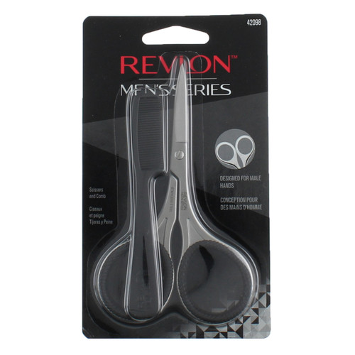 Revlon Men's Series Scissors and Comb Facial Hair Kit 42098 Revlon Men's Series Scissors and Comb Facial Hair Kit 42098