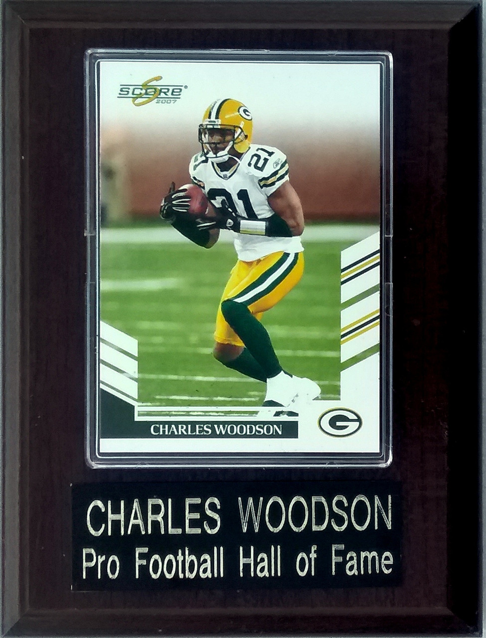 Framed Charles Woodson Green Bay Packers Autographed Green