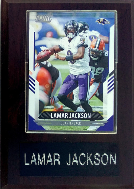 Lamar Jackson Baltimore Ravens Player Plaque